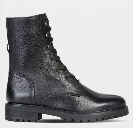 Černá dámská kotníková obuv Geox Hoara