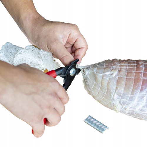 ZACISKARKA WĘDLINIARSKA DO SZYNKI + 60 KLIPSÓW