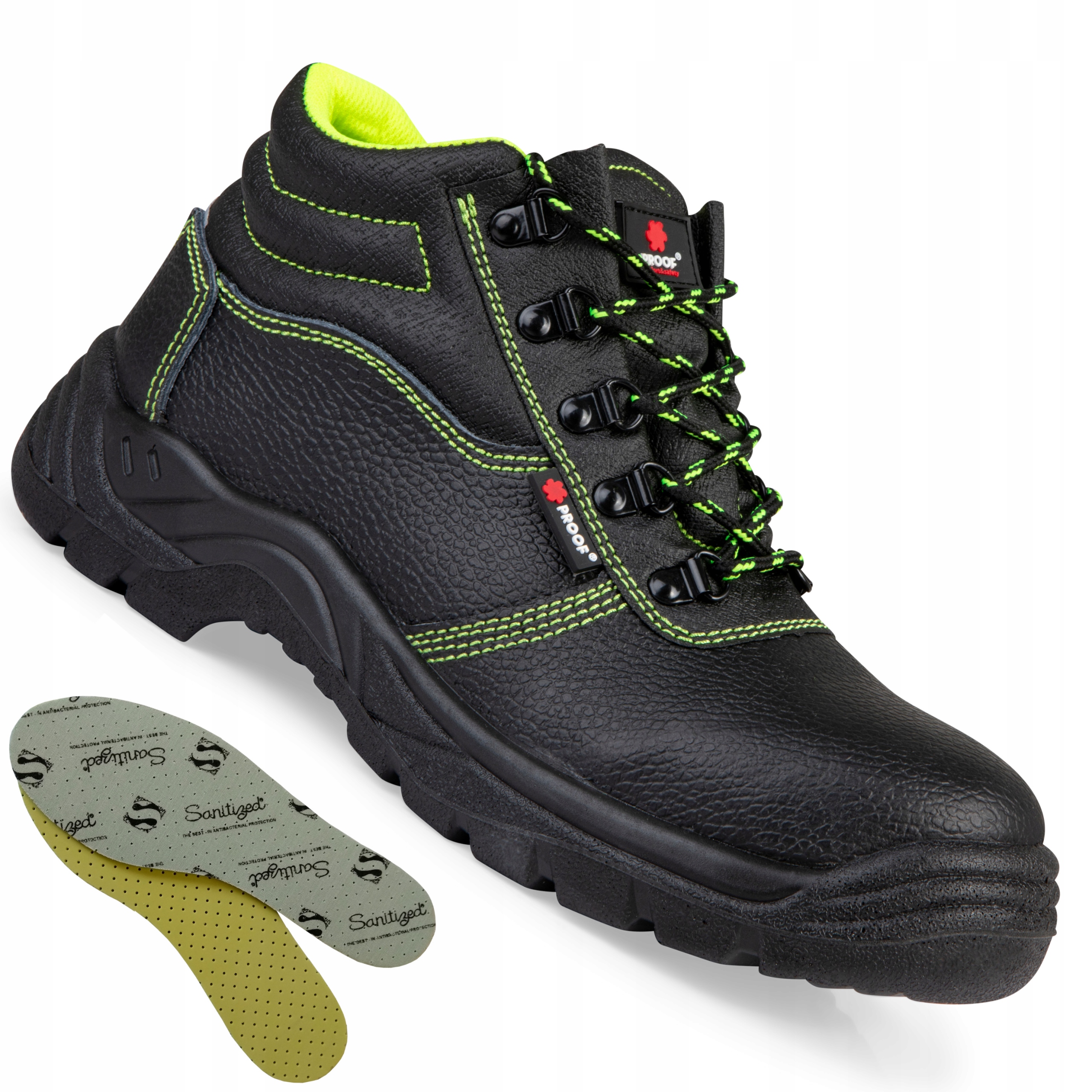 

Buty Robocze Męskie Ochronne Wysokie Trzewiki 41