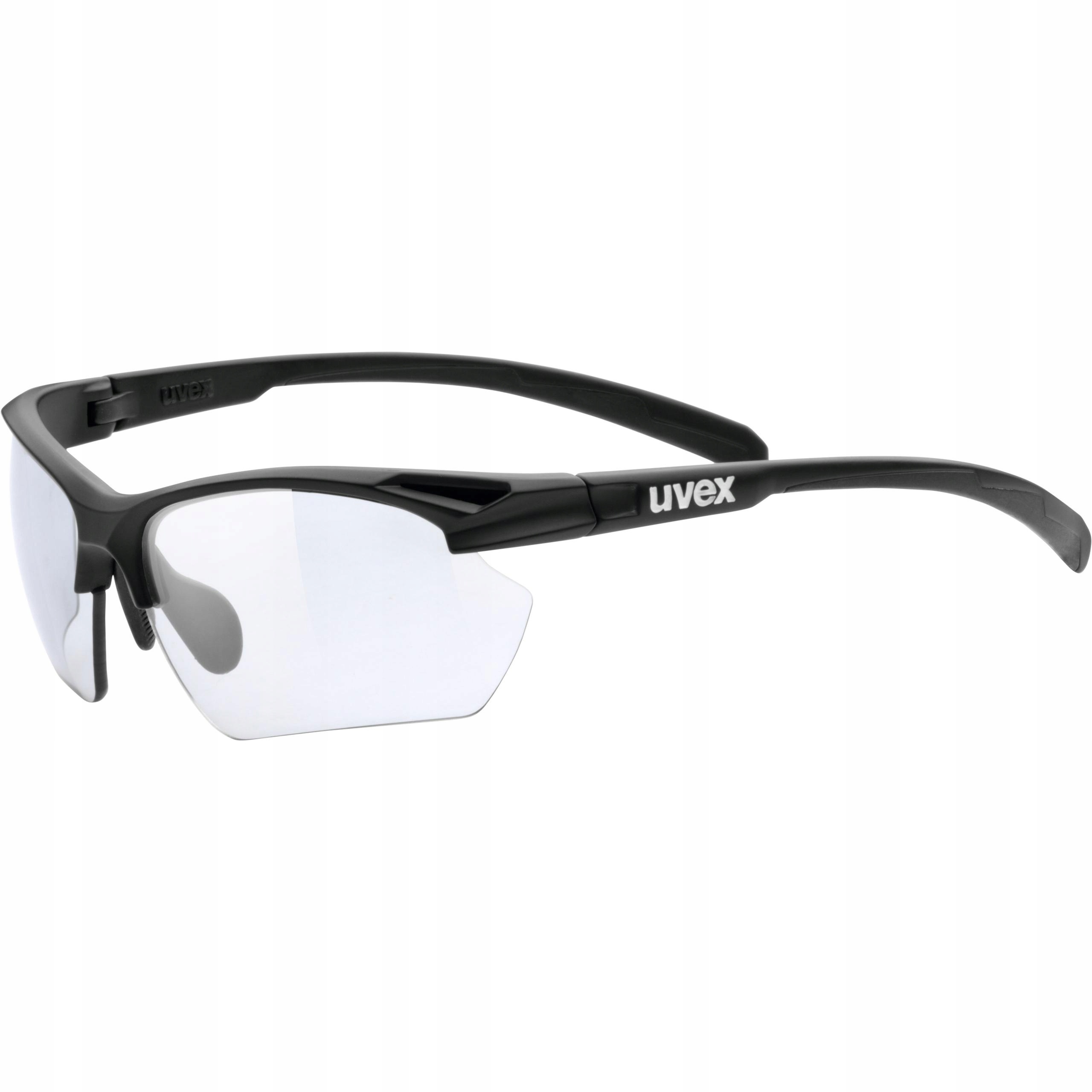 Okulary rowerowe Uvex Sportstyle 802 V Small czarne fotochrom S1-S3 UV400