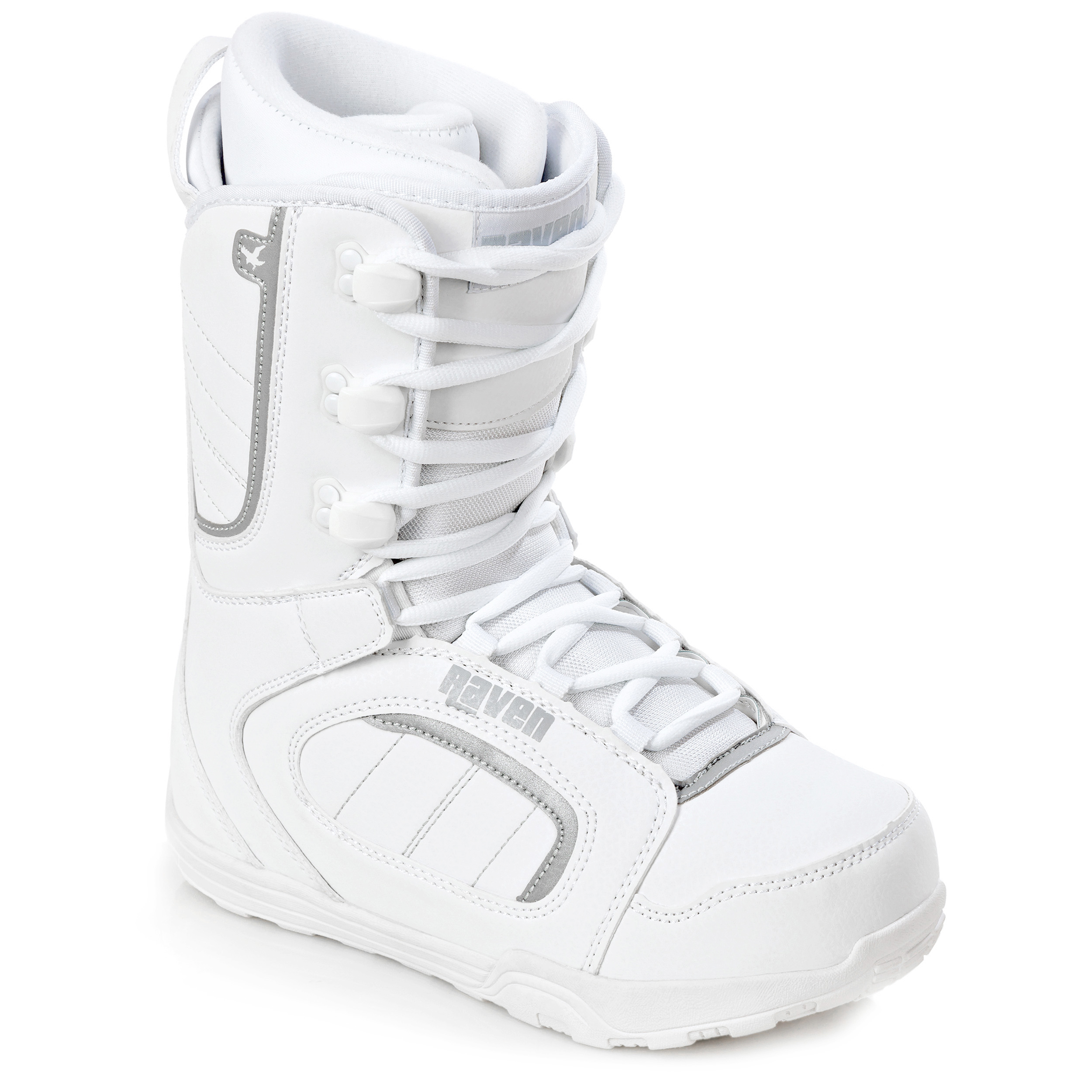 Zestaw Snowboard RAVEN Supreme White 143cm + wiązania FT360 + buty Pearl Twardość (flex) średnie