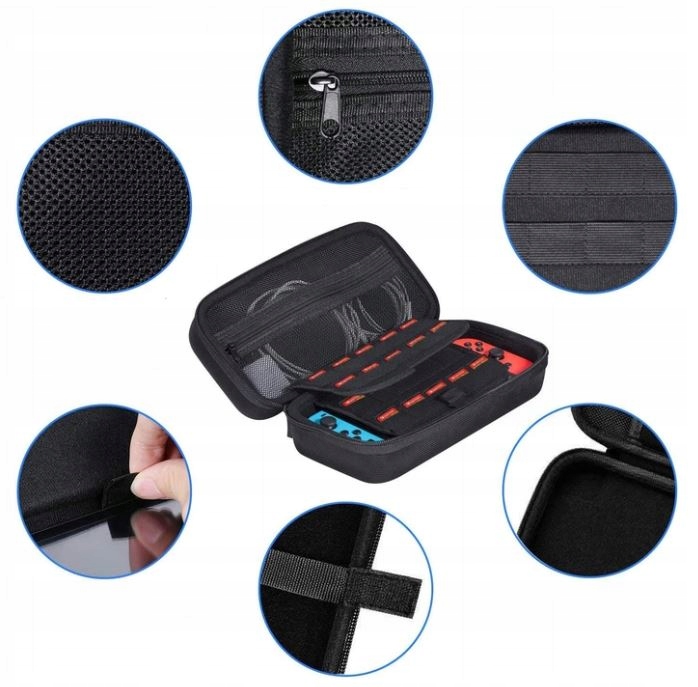 ETUI CASE POKROWIEC DO KONSOLI NINTENDO SWITCH OLED V1 V2 20 KARTRIDŻY Typ inny