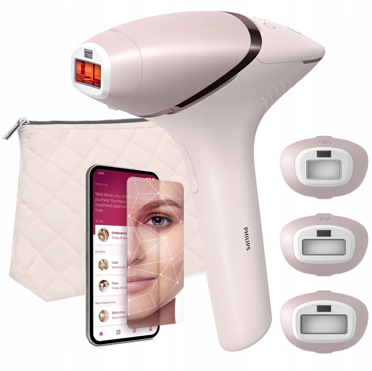 Depilátor Ipl Philips Lumea 9900 BRI976/00 SenseIQ SmartSkin 4 nástavce