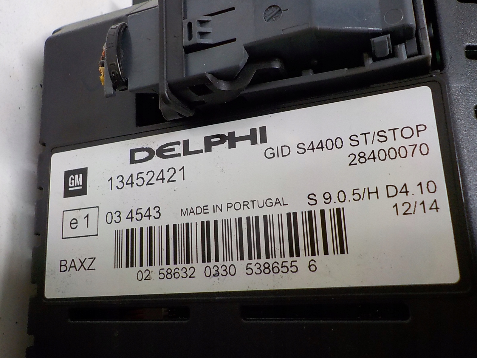 OPEL CORSA D display navigation devices 13452421