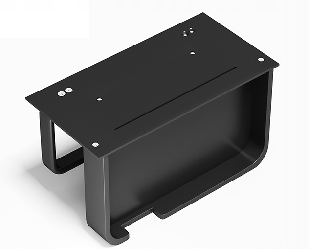 UCHWYT NA PAPIER TOALETOWY Z PÓŁKĄ LOFT TAŚMA Kolor czarny