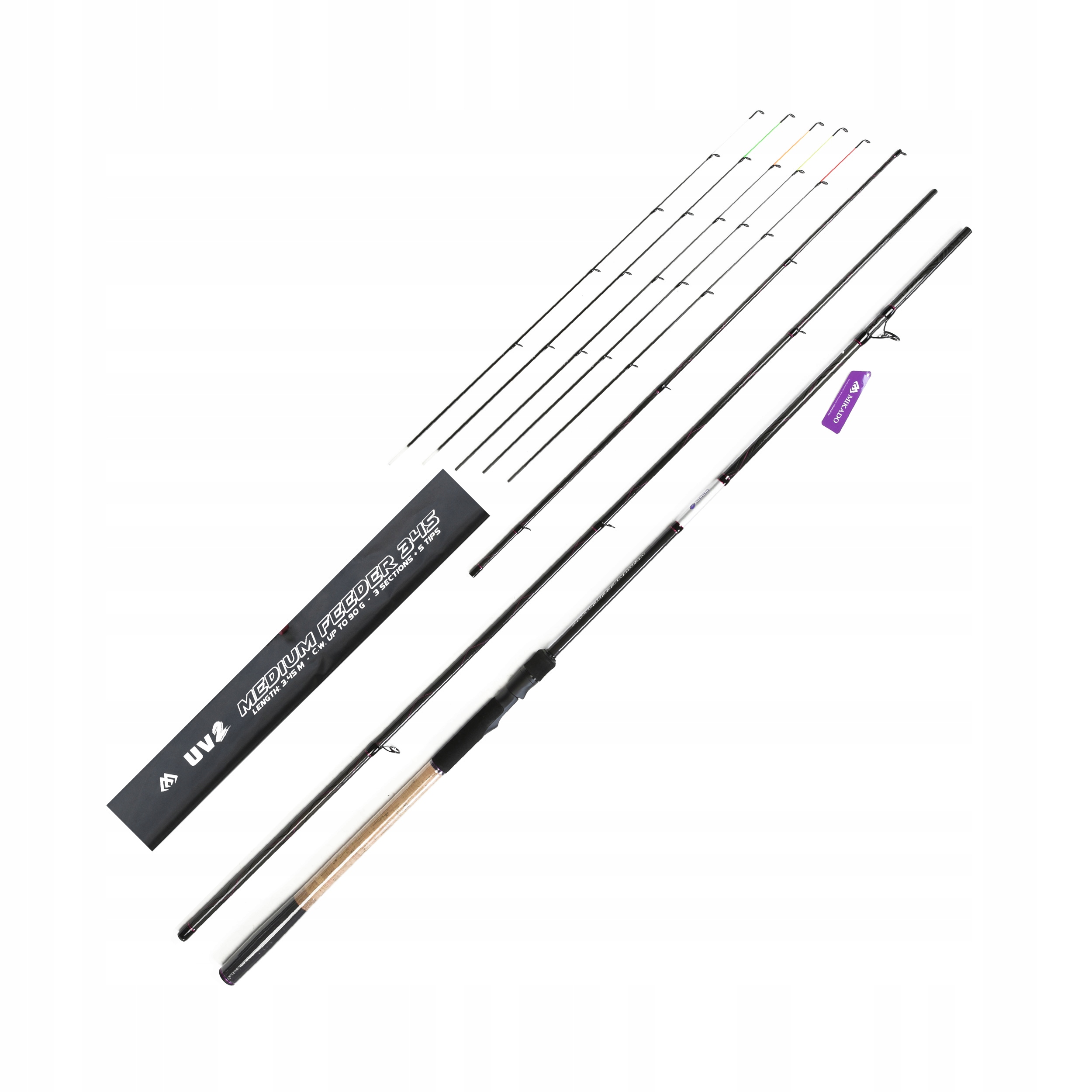 Wędka feederowa Mikado Uv II Medium Feeder 3.45m 1-90g