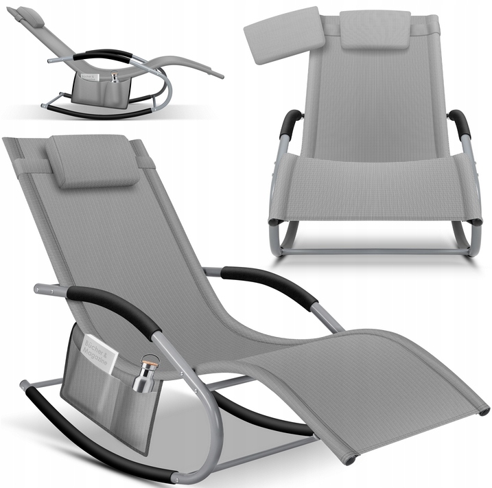 Ležadlo oceľ sivé Kesser