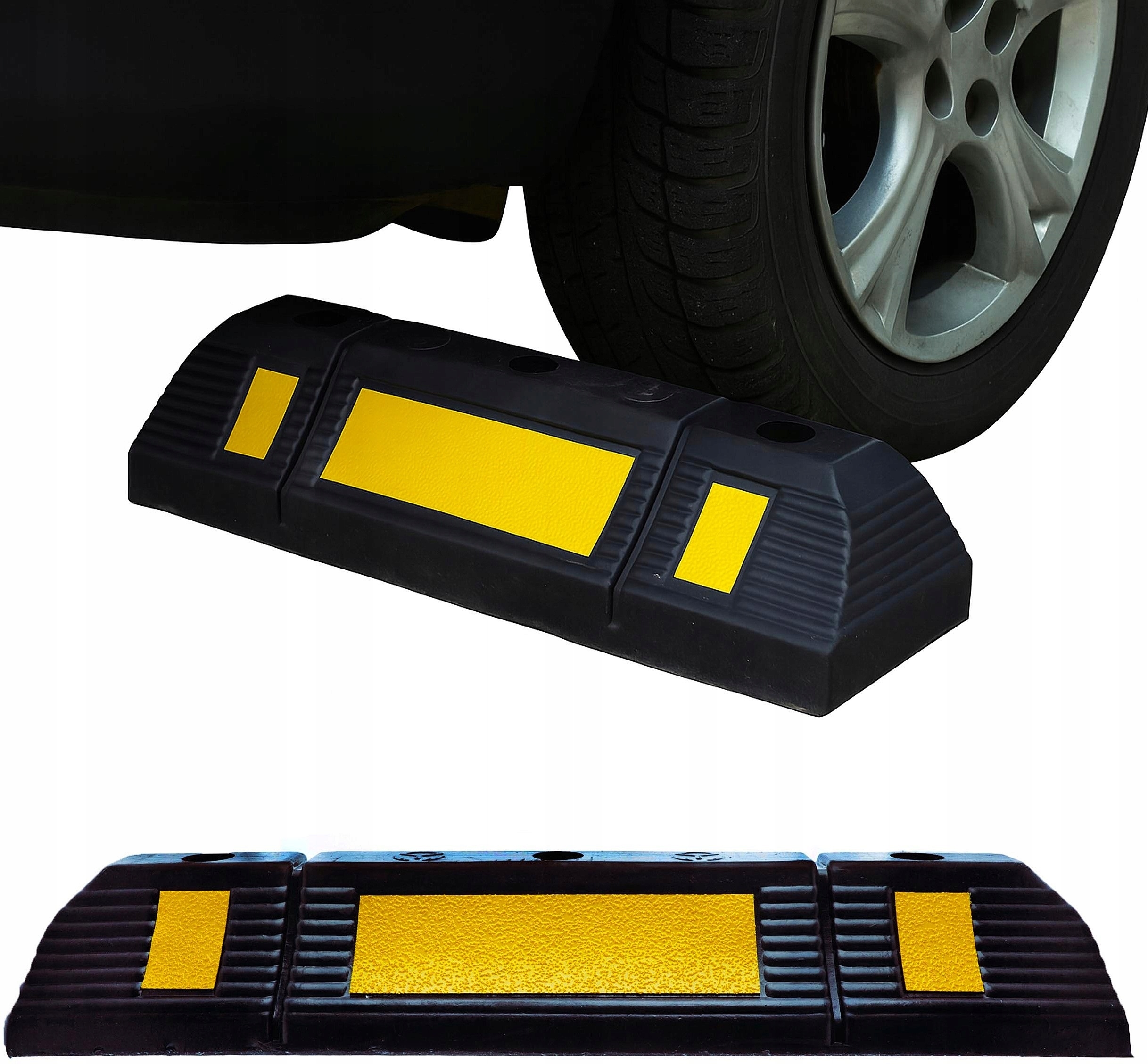 Gumowy Ogranicznik Stoper Parkingowy Postojowy Odbojnik 59x11x9CM