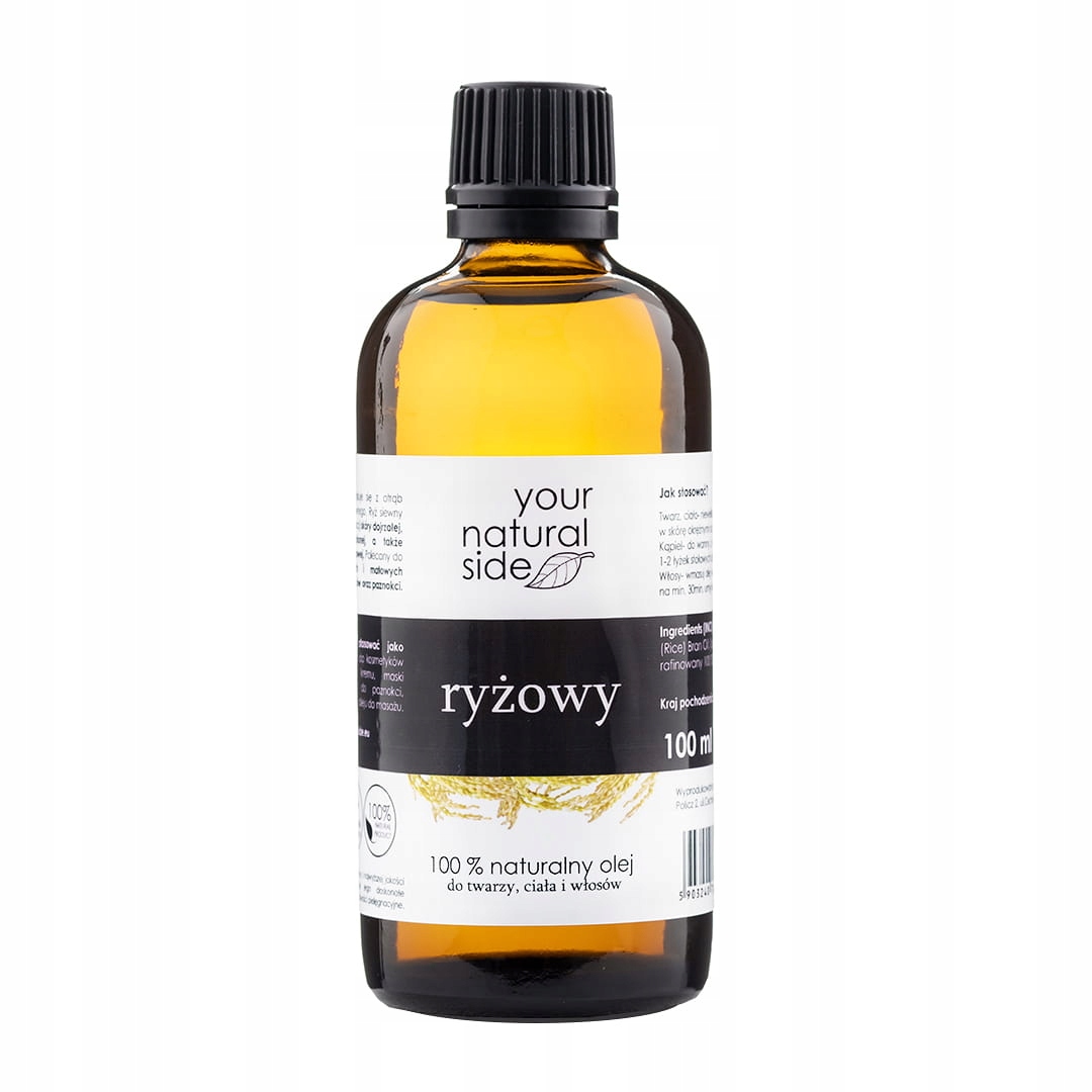 

Olej Ryżowy 100% 100 ml Your Natural Side