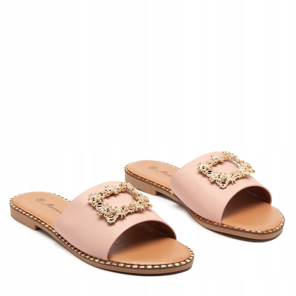 

WL1644 Różowe Klapki Damskie Meriso 37