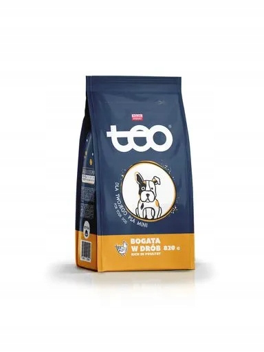 5 x Krmivo krmivo pro psy Teo Mini bohaté na drůbež 820 g