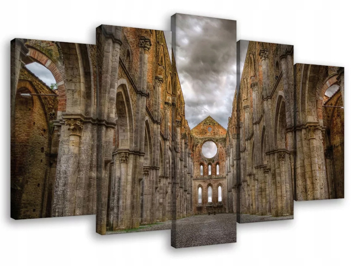 Obraz Na Plátně Canvas 100x60 Zřícenina Klášter