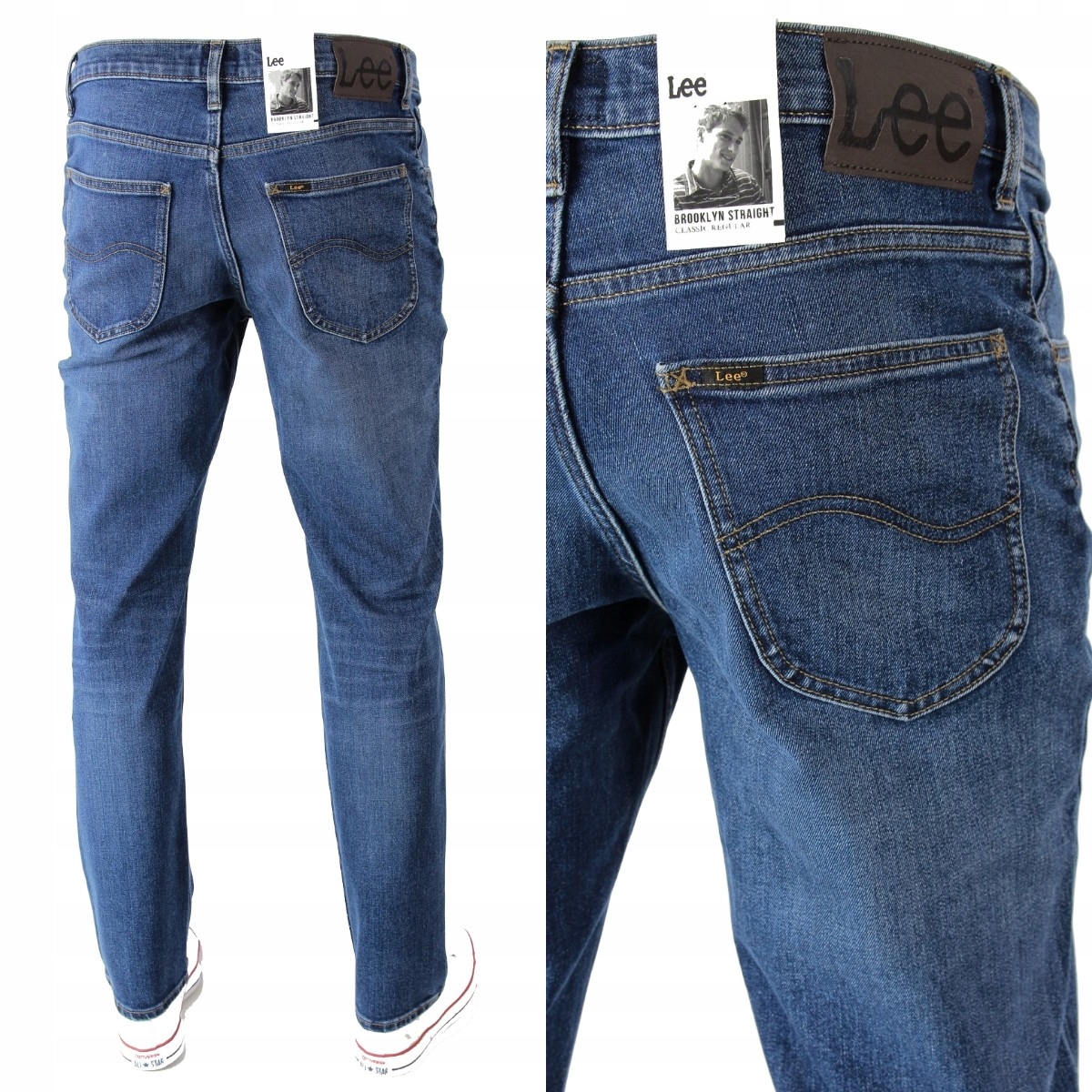 

Lee Brooklyn Jeansy Spodnie Regular_ W40 L34