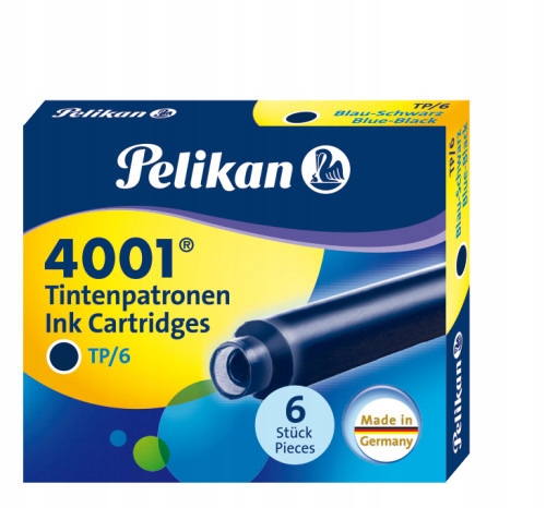 

Naboje krótkie Pelikan granatowe TP/6 szt