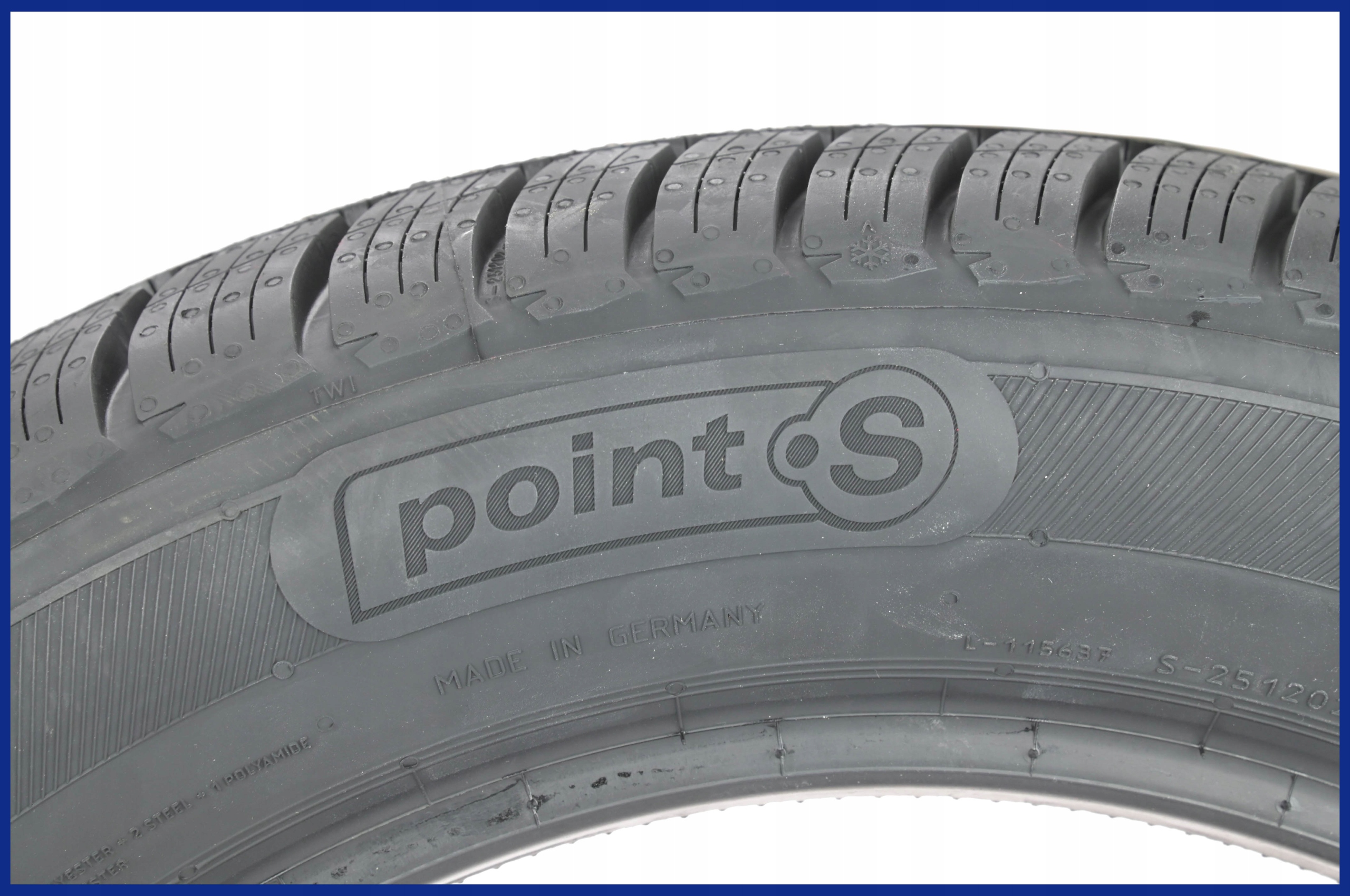 4 x 195/55R16 87V 4Seasons 2 Point S CAŁOROCZNE Szerokość opony 195 mm