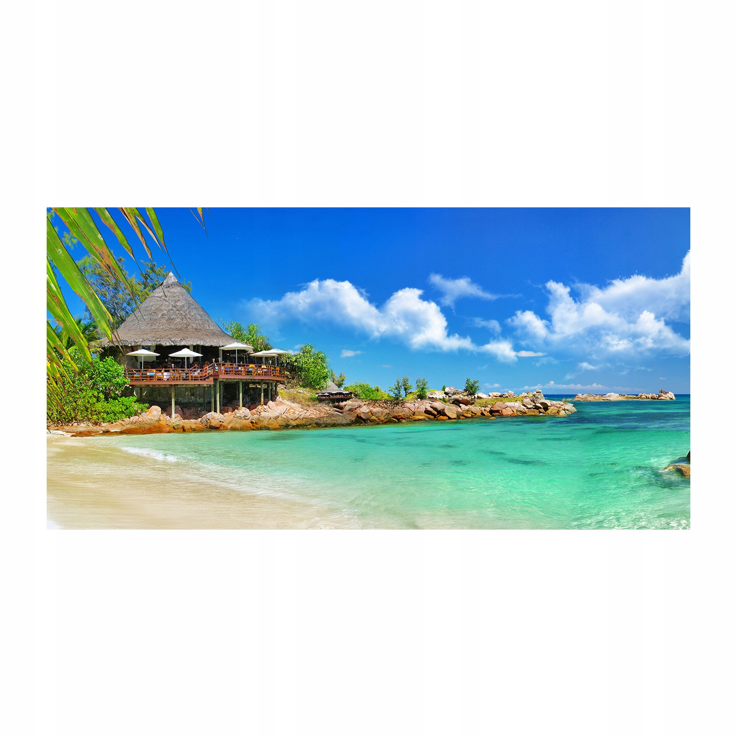 

Foto obraz akryl zdjęcie Seszele plaża 120X60 cm