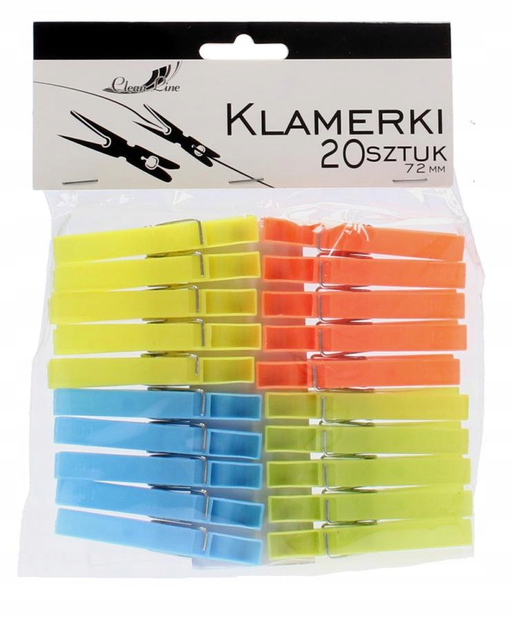 

Klamerki do bielizny spinacze 20szt.
