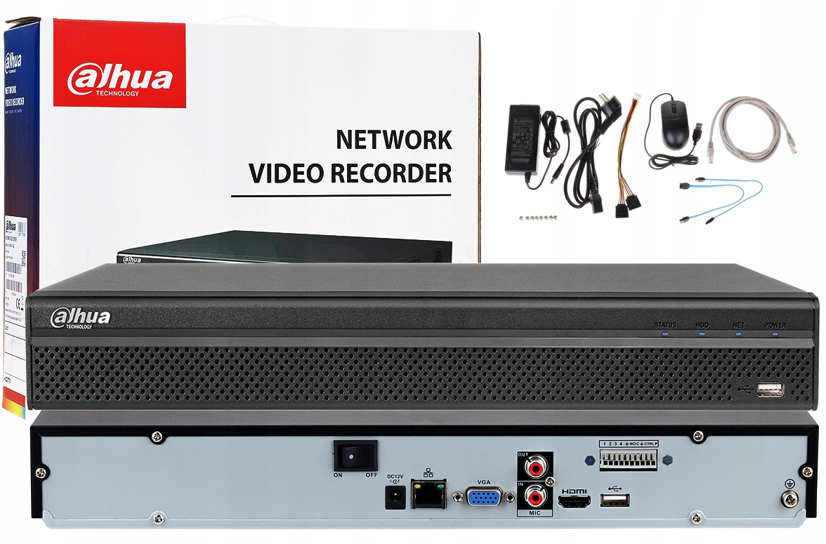 Rejestrator Ip NVR4216-4KS3 16 Kanałów Dahua Do 16 Kamer Do 12MPX