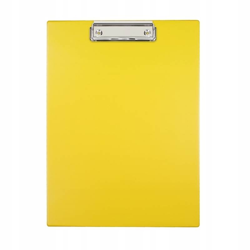 DESKA CLIPBOARD A4 PVC BIURFOL ŻÓŁTY