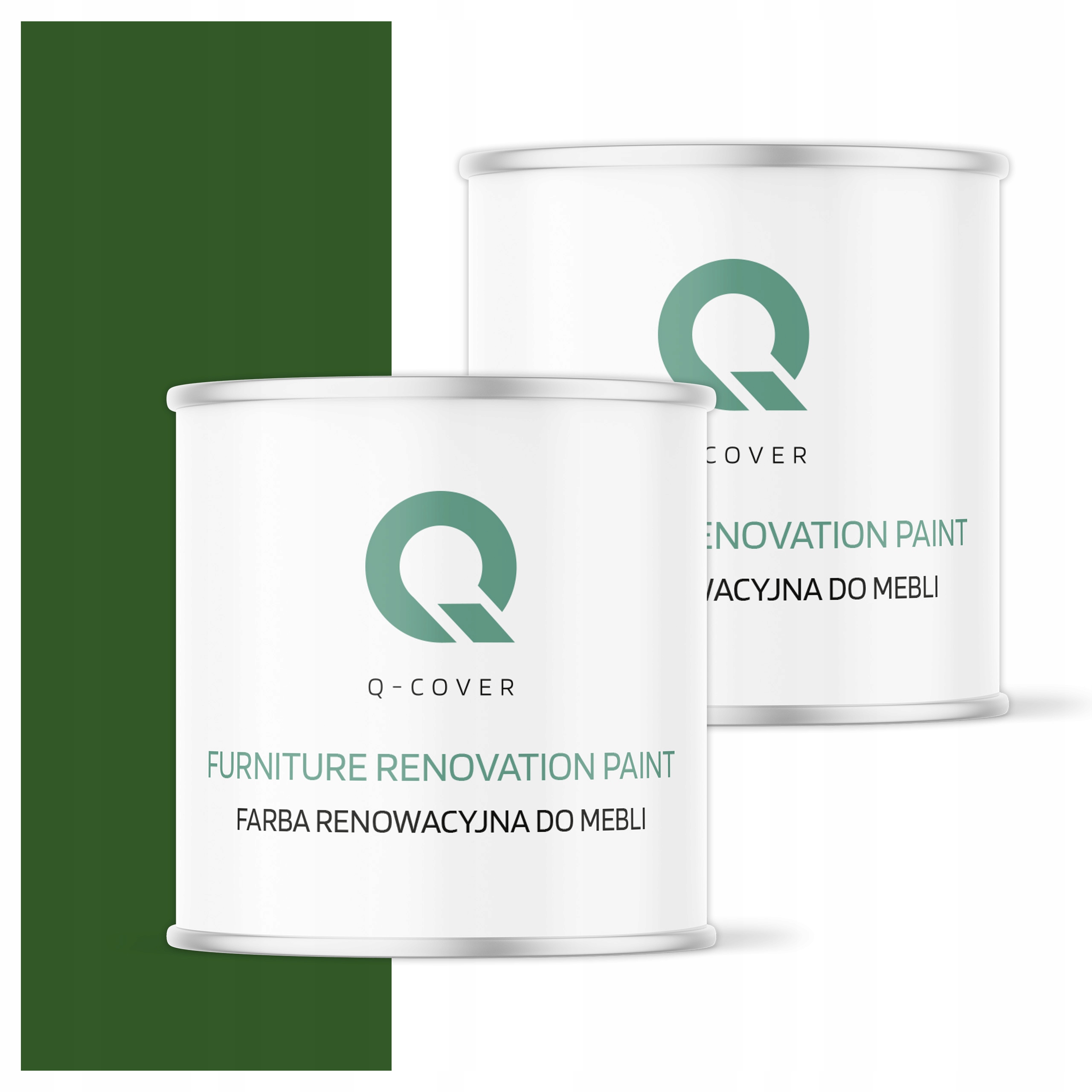 Farba na renováciu nábytku z dreva Ozdobná zelená listová 6002 Polomatná 2.5L