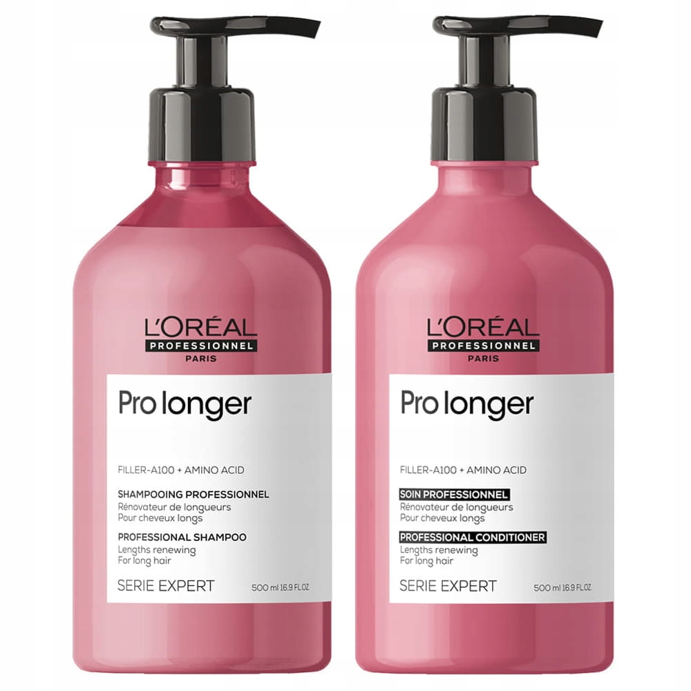 Loreal Pro Longer sada pro posílení dlouhých vlasů šampon 500, kondicionér 500