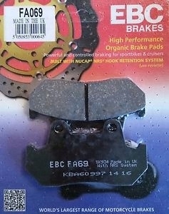 FA069 - ПЕРЕДНІ ГАЛЬМІВНІ КОЛОДКИ HONDA VT 500 C SHADOW