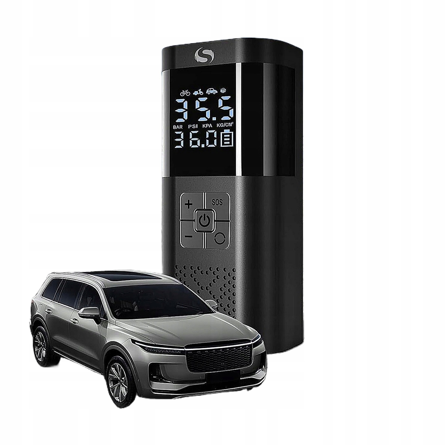 Elektrická Bezdrátová Pumpa Přenosné Auto Zastavení 4 Režimy S Led