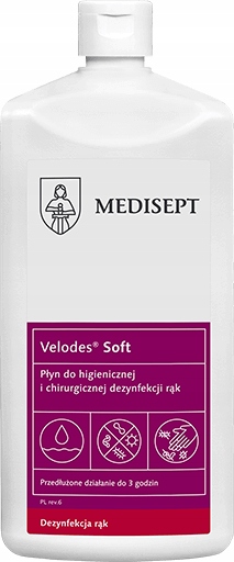 

Velodes Soft Płyn Dezynfekcja Rąk 500ml Medisept