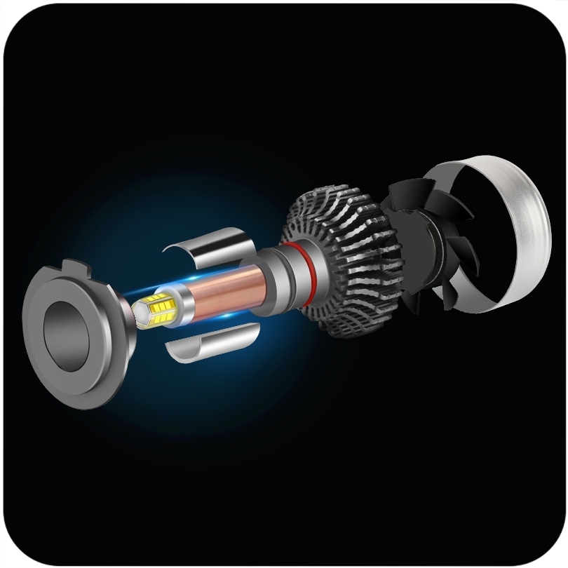 ŻARÓWKI LED CSP H7 100W 360° 6000K MOCNE CANBUS ULTRA SOCZEWKA Typ żarówki H7