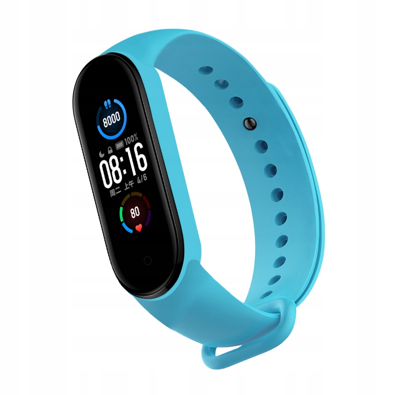 

Opaska Pasek Zamienny do Xiaomi MI Band 3 4 Turkus