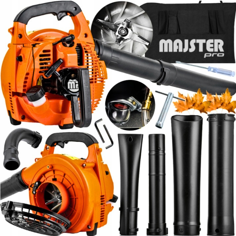 Foukač Majter Pro s drtičem Extra Silná sada