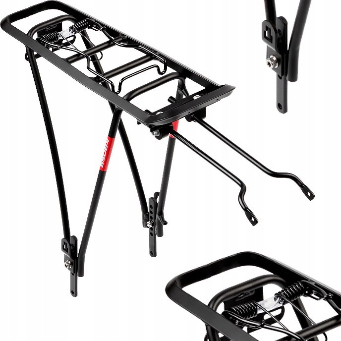 Bagażnik 24/28 Kross Weekend Rack 200 regulowany czarny mat