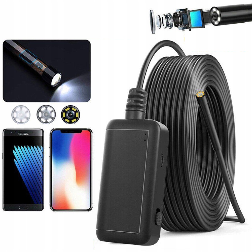 ВОДОНЕПРОНИЦАЕМЫЙ ЭНДОСКОП ИНСПЕКЦИОННАЯ КАМЕРА10М