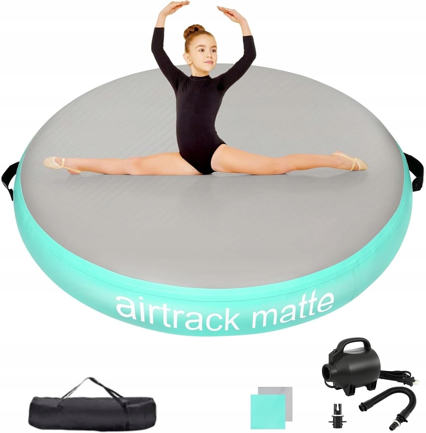 Mata gimnastyczna AirSpot 100x20cm Okrągła Ścieżka Akrobatyczna Air Track