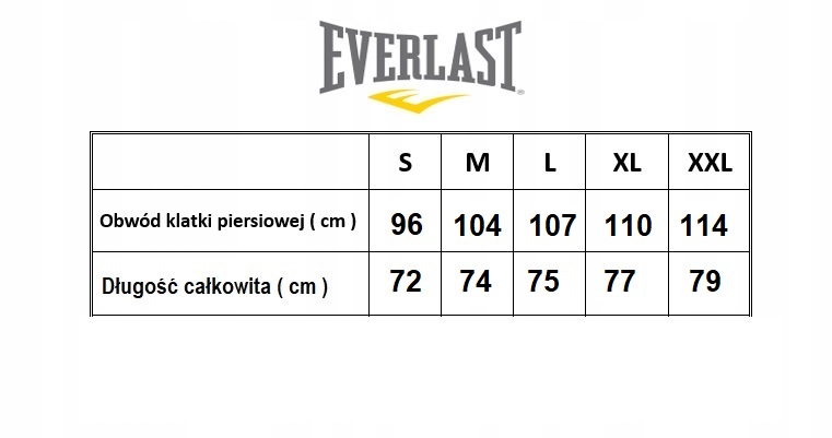 EVERLAST koszulka TANK TOP bez rękawów r. L czarna Rozmiar L