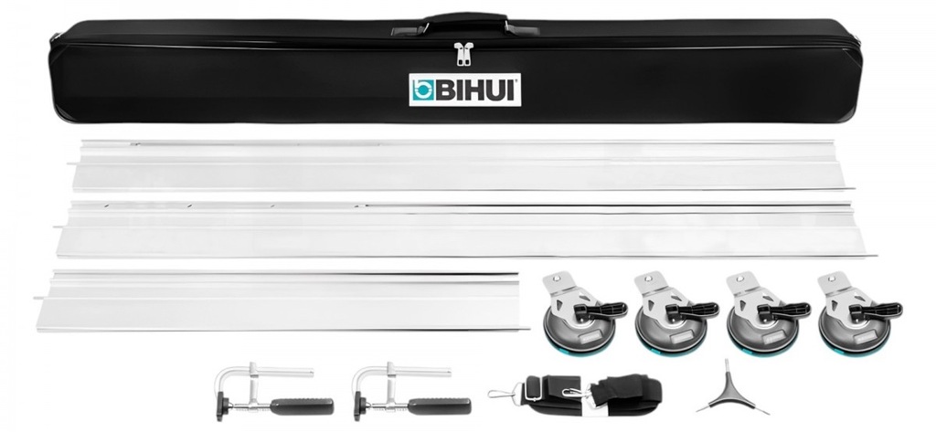 Bihui System trzech szyn 3,6 m z 4 przyssawkami i 2 zaciskami LFRS5
