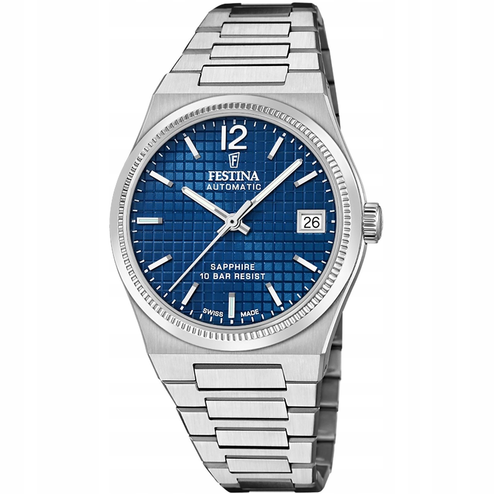 Festina Swiss Made 20029/4 Automatické hodinky s modrým ciferníkem