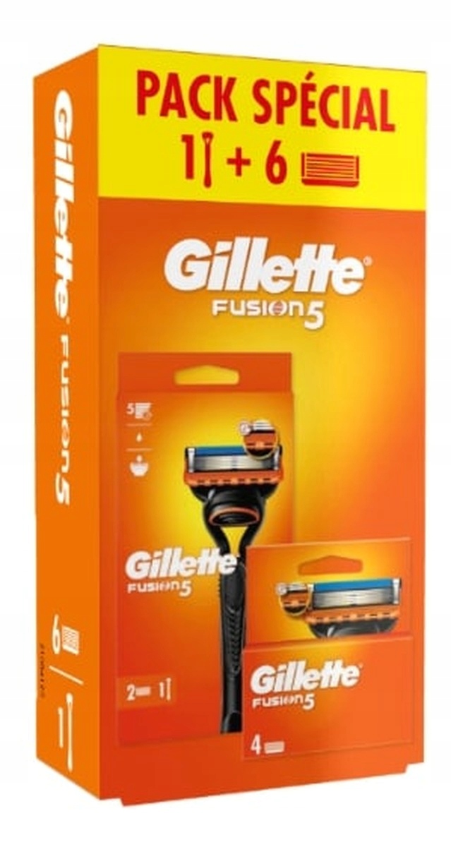 Holicí strojek Gillette Fusion5 s náhradními hlavicemi