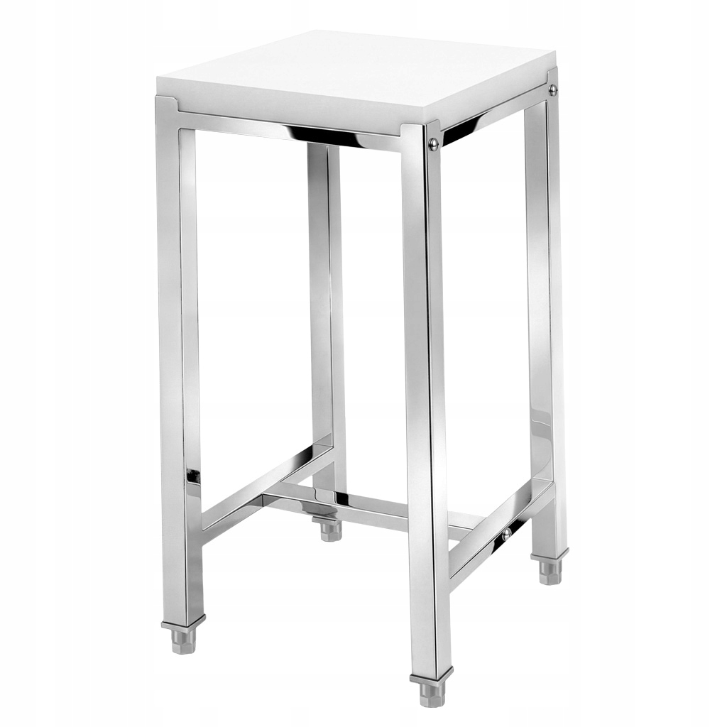 Masážní kostka z nerezové oceli Mega-M X50 50x50x85 cm, deska z polyetylenu