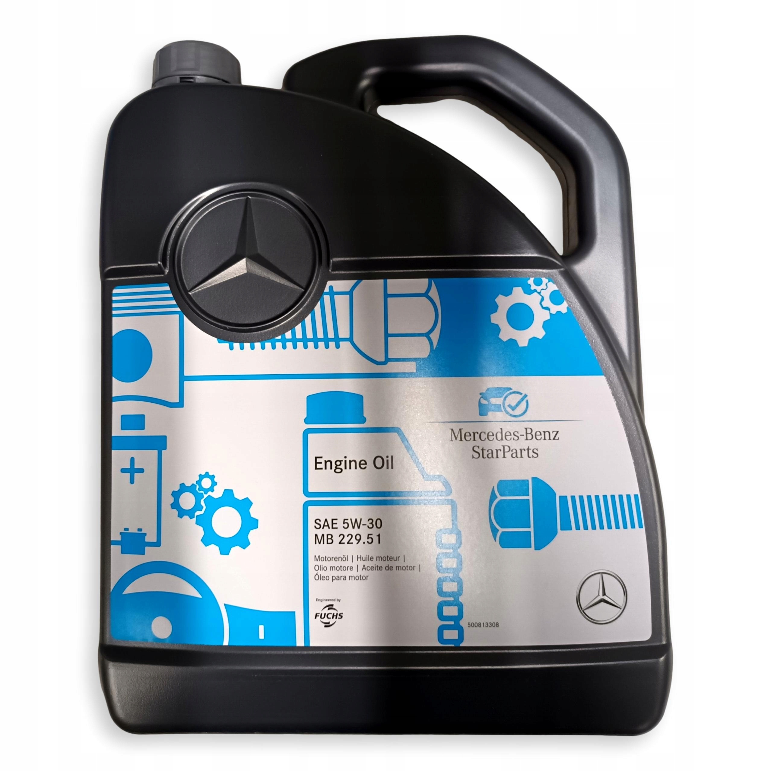 Mercedes Motorový olej 229.51 5W-40 5 litra Starparts