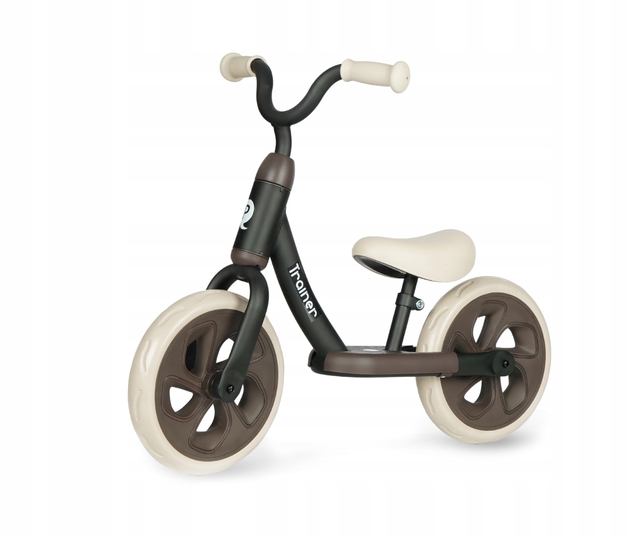 Rowerek Biegowy dla dzieci piankowe koła Eva 2+ Trainer czarny retro Qplay