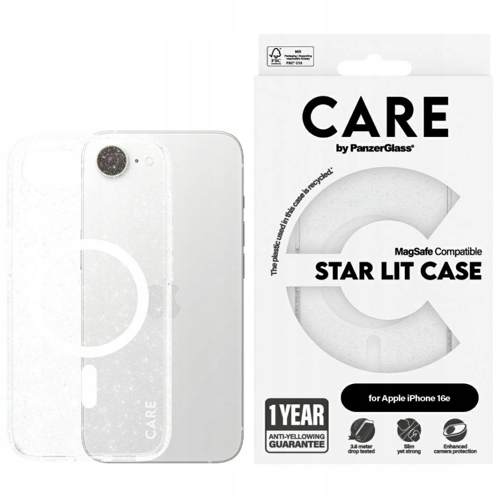 Etui PanzerGlass Care Urban Combat StarLight MagSafe do iPhone 16e