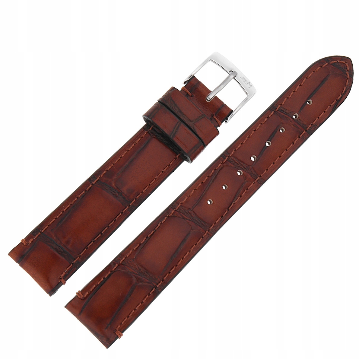 Pásek k hodinkám Morellato A01X5534D40040CR18 hnědý 18 mm