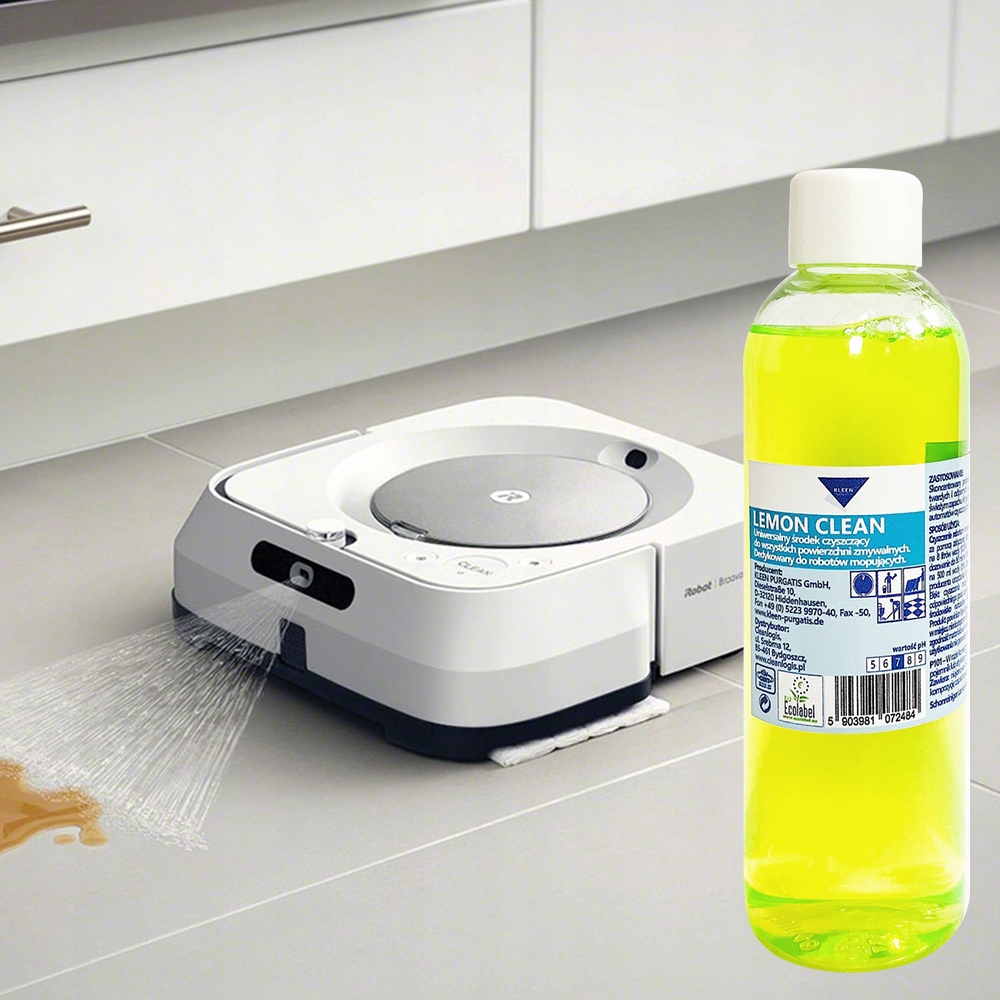 Lemon Clean EKOLOGICZNY Płyn do robotów odkurzaczy mopujących 2w1 nie pieni Pojemność 0.2 l