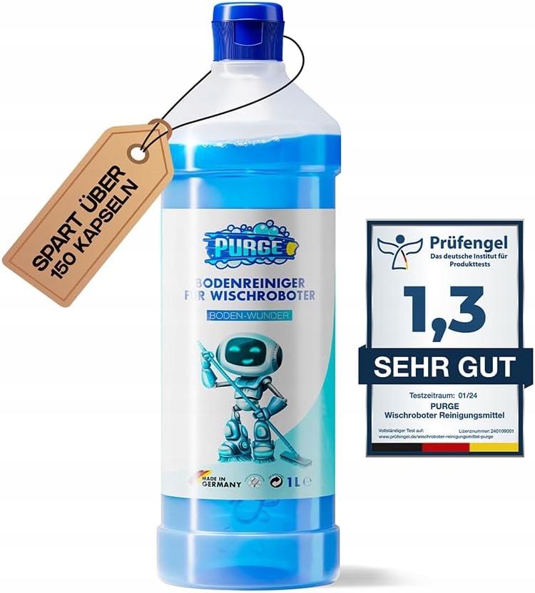 Levně Prostředek na čištění podlah koncentrát pro robotický vysavač 1L