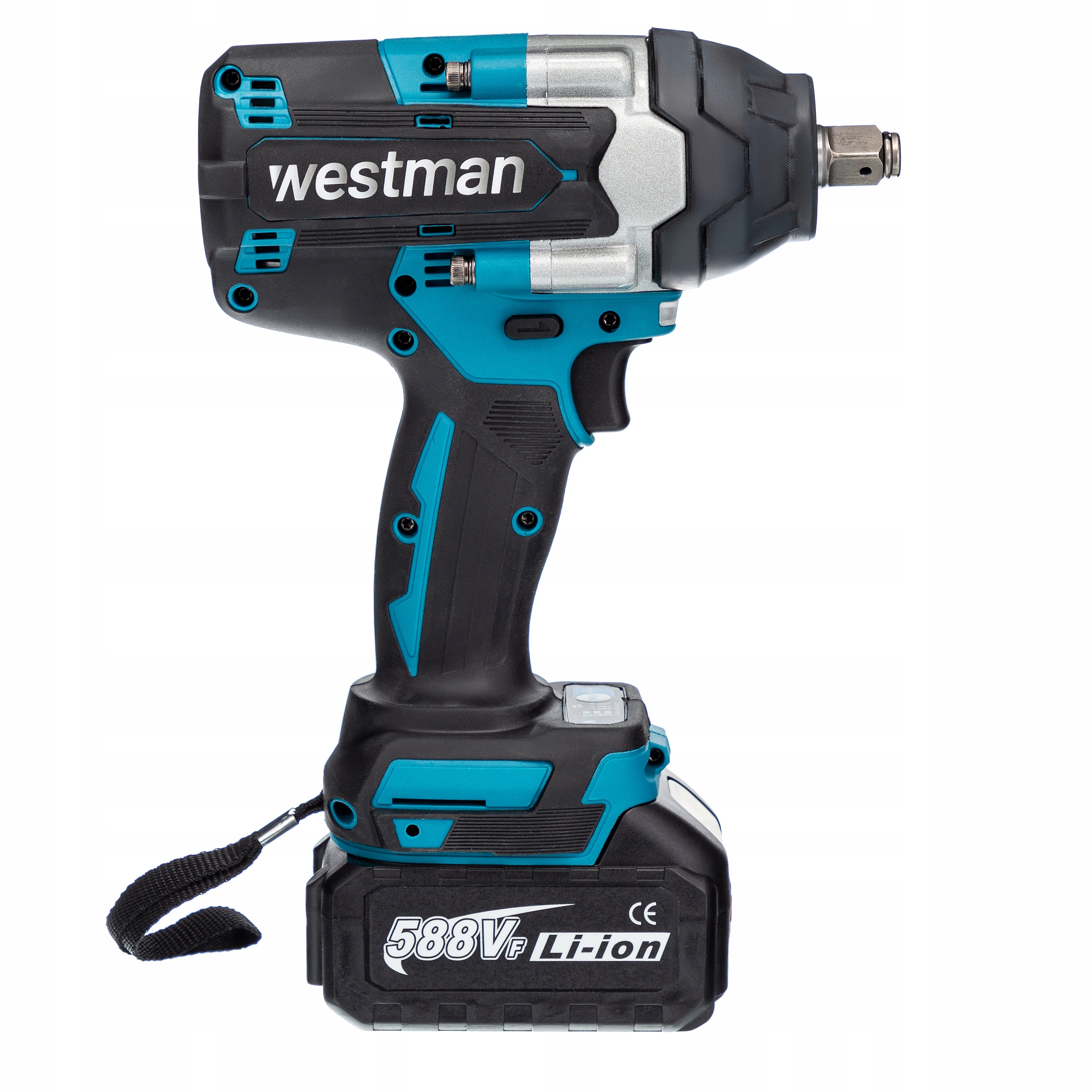 WESTMAN KLUCZ UDAROWY AKUMULATOROWY ZESTAW2xBATERIA 18V BEZSZCZOTKOWY Rozmiar trzpienia 1''