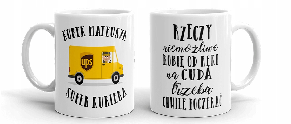 

Kubek Z Imieniem Kuriera Kucharza Strażaka
