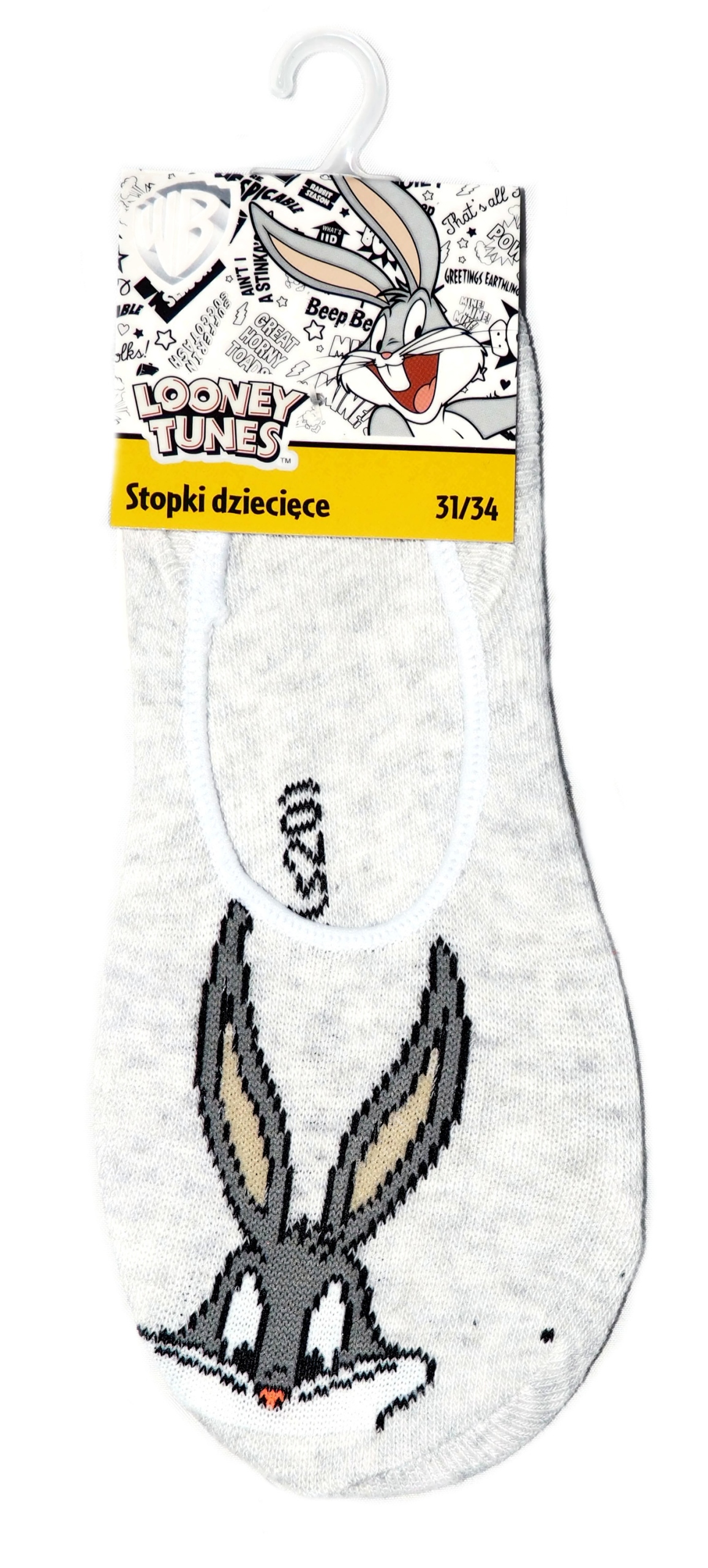 

Stopki Królik Bugs 35-38 Looney Toones skarpetki
