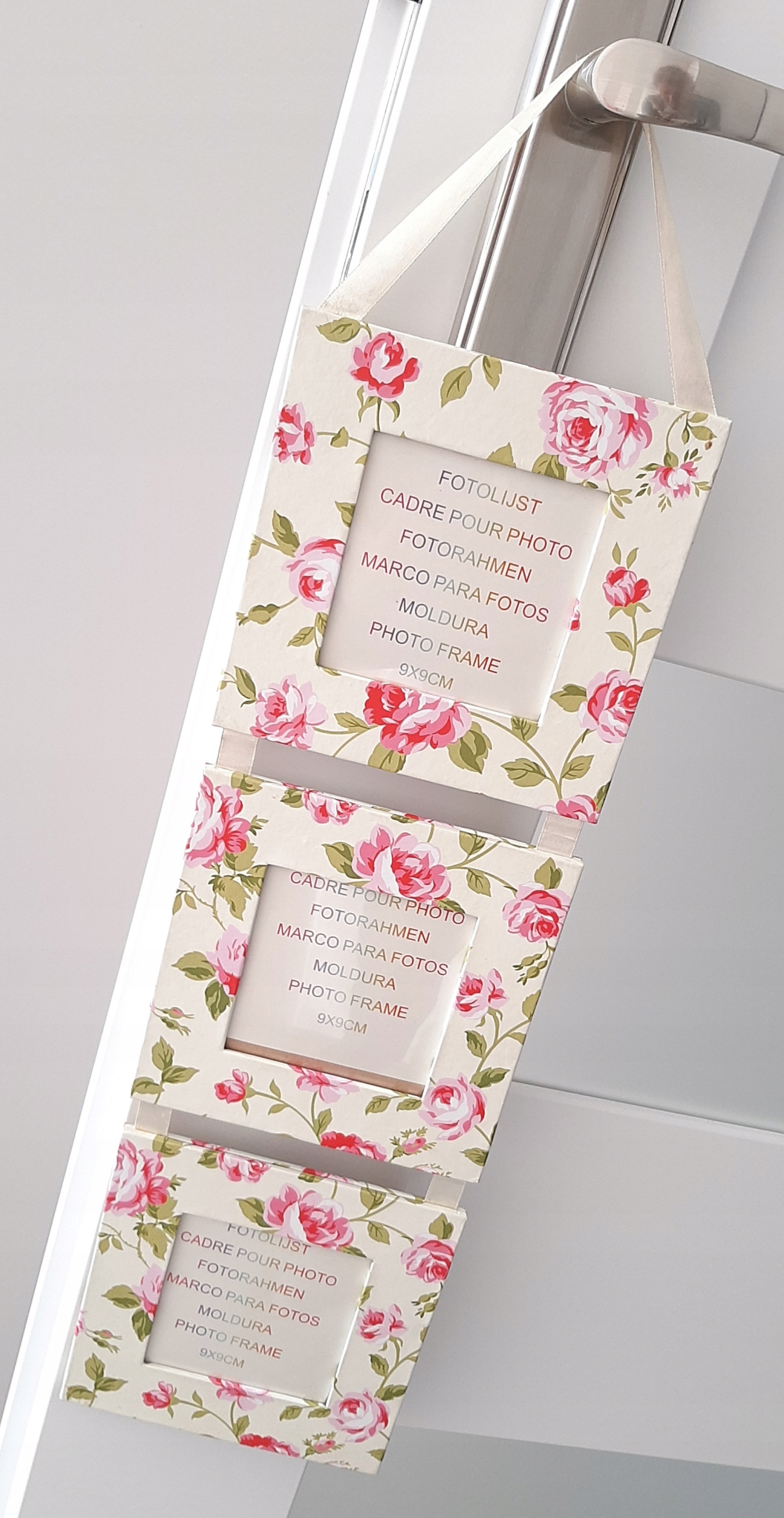 TRYPTYK romantic RAMKA 3 ramki RÓŻYCZKI prowansja