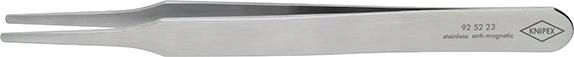 Pinzeta přesná, 120mm, nerezová, hroty zaoblené 2mm, 92 52 23,